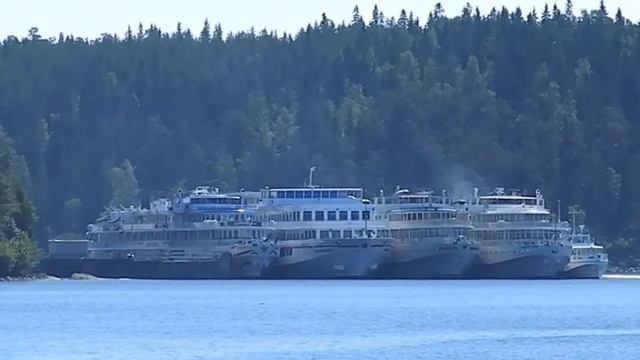 причал острова Валаам, 7 июля 2014 г. смотреть онлайн