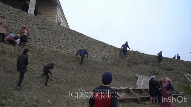 Веселая даргинская свадьба в горах, с. Дзелибки 003. смотреть онлайн