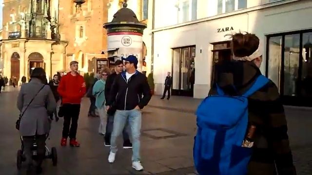 Площадь рынок - Центр Кракова смотреть онлайн