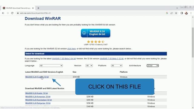 HOW TO INSTALL WIN RAR FOR WINDOWS (32 BIT ONLY) смотреть онлайн