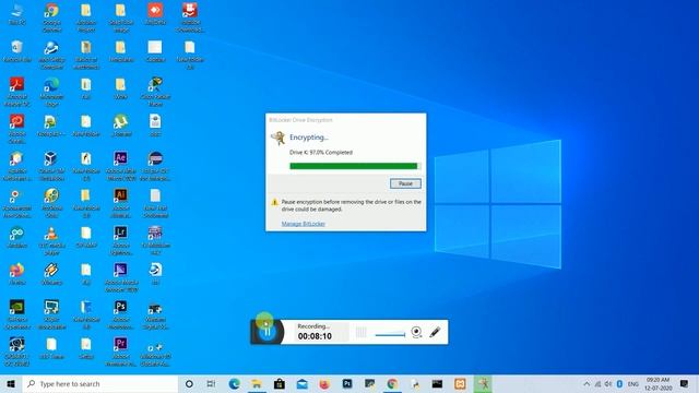 How to set password for pen drive using Bitlocker смотреть онлайн