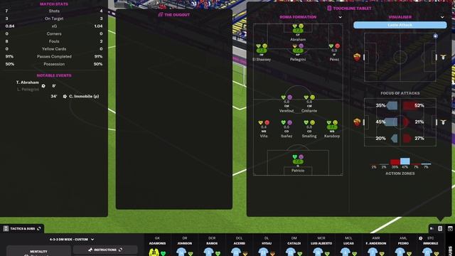 Football Manager 2022 Lazio vs Roma Derby day M1 Macbook Air смотреть онлайн