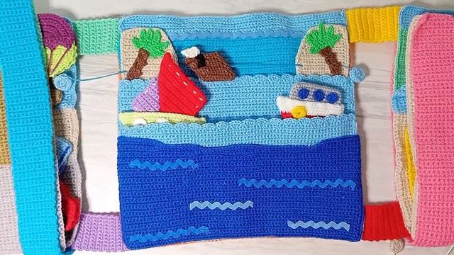 Развивающий коврик "Транспорт" смотреть онлайн