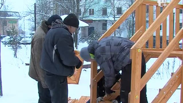 Установка горок