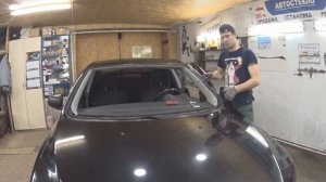 Как заменить лобовое стекло на Mitsubishi Lancer X