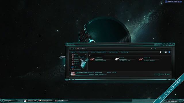 Never seen before! -NEW Concept, Windows 10, 8 & 7 Theme "Edgerider" смотреть онлайн