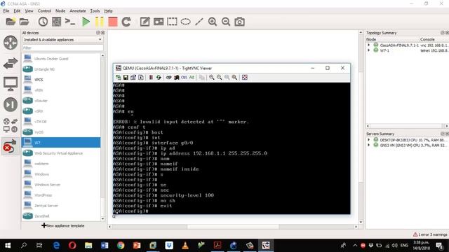 Instalacion de CISCO ASA IOS & ASDM - 20163292 смотреть онлайн