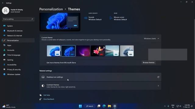 how to Show desktop icons on windows 11 or Windows 10 | how to Add desktop icons on windows 11 смотреть онлайн