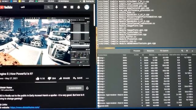 Compiling Unreal Engine 5 Early Access on Linux Pop! _OS смотреть онлайн