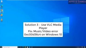 How To Fix 0xc00d36c4 Error Code While Playing Music/Video | 0xc00d36c4 Windows 10 FIX
