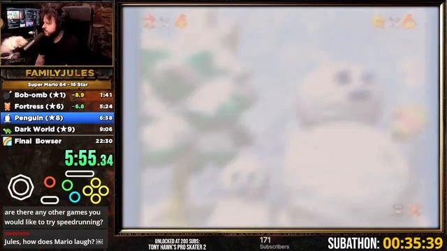 APRIL JULES SPEEDRUN SUBATHON GAUNTLET - { 1 SUB = +1 Minute } - Speedrunning N64 Games! (1/2) смотреть онлайн