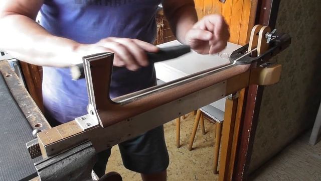 Обработка шейки грифа шкуркой на палке(видео №212). смотреть онлайн
