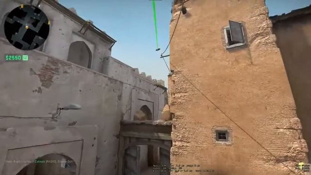 B doors smoke from short (Dust 2) смотреть онлайн