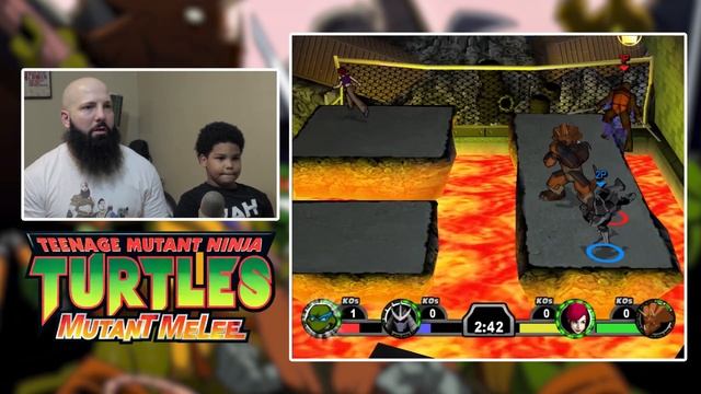 Teenage Mutant Ninja Turtles: Mutant Melee (Nintendo Gamecube) - Father & Son Beatdown смотреть онлайн