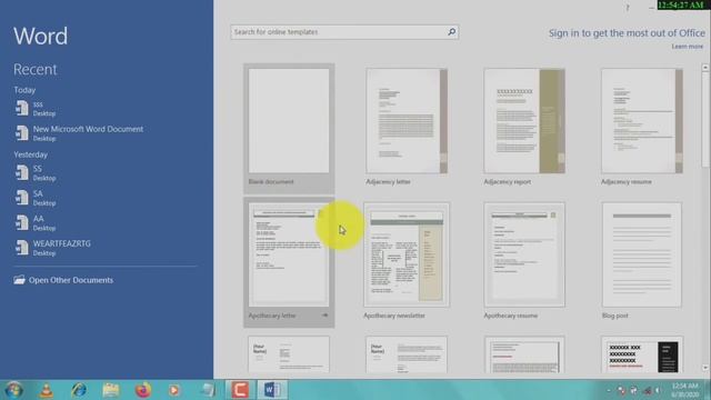 Microsoft Office Word 2016