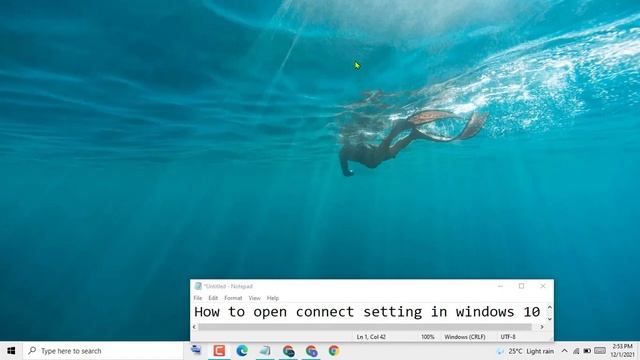 how to open Connect Settings in windows 10 using keyboard shortcut смотреть онлайн