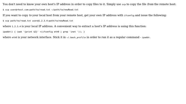 Unix & Linux: How can I get the address of my local machine? (5 Solutions!!) смотреть онлайн