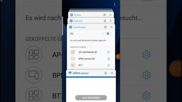Can't connect to Omron X7 Bloodpressure Monitor via Omron Connect App