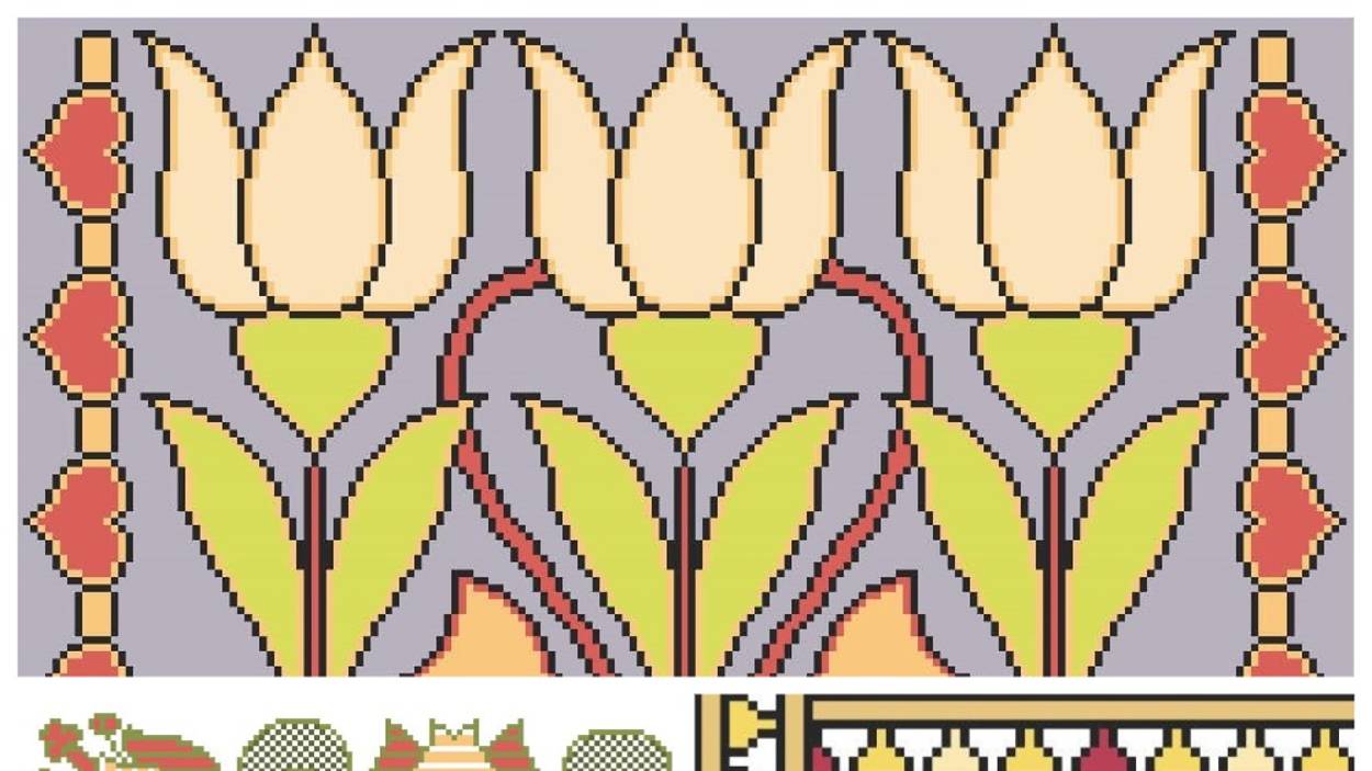 СТАРИННЫЕ СХЕМЫ. Рукоделие, вышивка. Подборка №85. смотреть онлайн