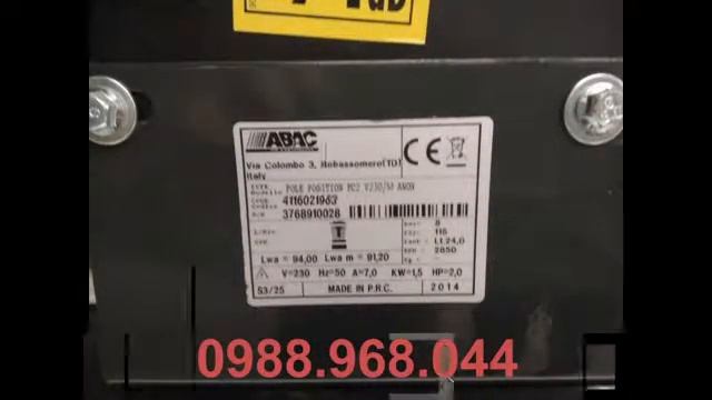 Máy nén khí ABAC 2 HP model FC2V230 LH 0988.968.044 смотреть онлайн