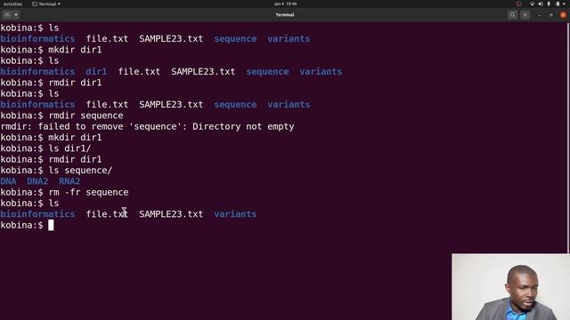 Linux for Beginners | How to remove files & directories (rm & rmdir & rm -fr ) смотреть онлайн