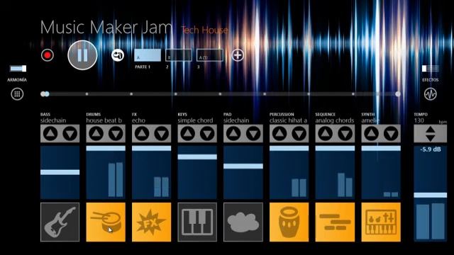 Sample of Music Maker Jam - Tech House @ Windows 8 смотреть онлайн