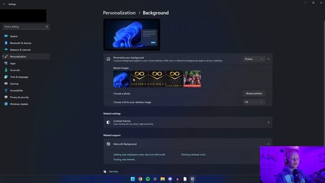 How to Change your Wallpaper in Windows 11 смотреть онлайн