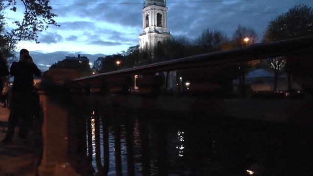 ночной Питер и развод мостов смотреть онлайн