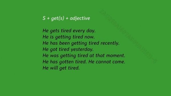 English Lessons online It is getting adjective