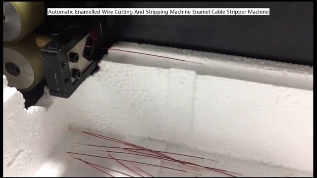 Automatic Enamelled Wire Cutting And Stripping Machine Enamel Cable Stripper Machine