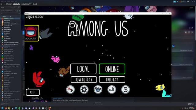 AMONG us ROUNDED CORNERS MODE (PLAYING among us ON windows 11 [eleven]) ... way cool.... смотреть онлайн