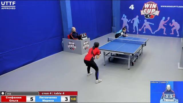 12:00 Стефанюк Ольга 3-0 Литовченко Марина стол 4 Юг-1 28.04.21 смотреть онлайн