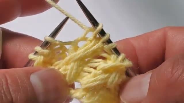 Простой узор спицами - Вязание спицами #узорыспицами #узорспицами  #вязаниеспицамиузоры