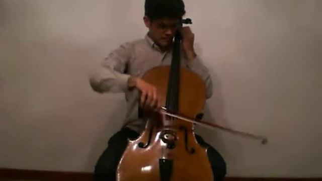 David Popper etude N. 9 op. 73 High school. César Giuliani violoncello смотреть онлайн