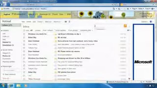 Windows Hotmail How To Inbox Search Auto Complete смотреть онлайн