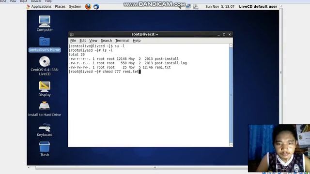 Bagus Remi S Sihombing ,Merubah Izin Akses Pada Centos (BSI) 13.5A.11 смотреть онлайн