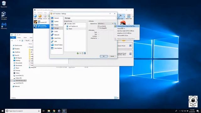 Virtual Box: Loading/Installing from a Disk смотреть онлайн