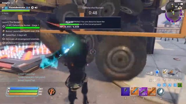 Fortnite Save The World! With Cosmic Generator! смотреть онлайн