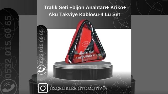 ÖZÇELİKLER OTOMOTİV İVEDİK ŞUBE-TRAFİK SETİ-BİJON ANAHTARI -KRİKO AKÜ TAKFİYE KABLOSU-4 LÜ SET смотреть онлайн