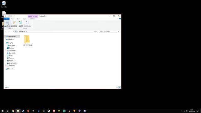 how to empty the recycle bin in windows 10 смотреть онлайн