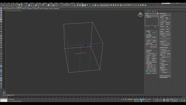 Моделирование стены из бокса в 3dmax. Способ 2 / Box Wall Modeling In 3d Max. Method 2