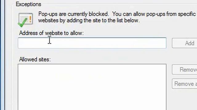 How to change the settings of the built in pop up blocker смотреть онлайн