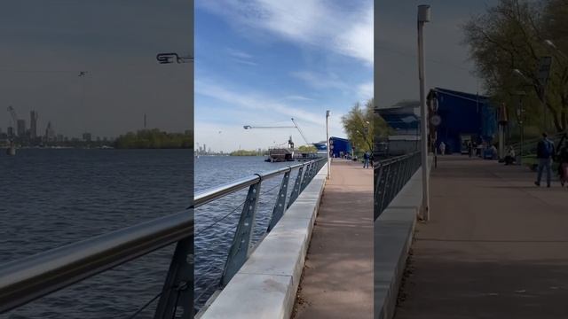 Russia. Moscow. Northern Tushino Park. Музей истории ВМФ России. смотреть онлайн