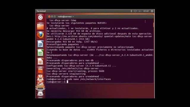 DHCP en Ubuntu смотреть онлайн