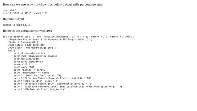 Unix & Linux: printf command printing 2 parameter in one line смотреть онлайн