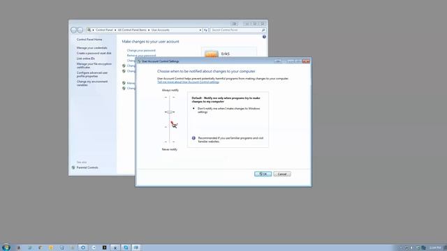 Tech Tip Adjust UAC WIN7 смотреть онлайн