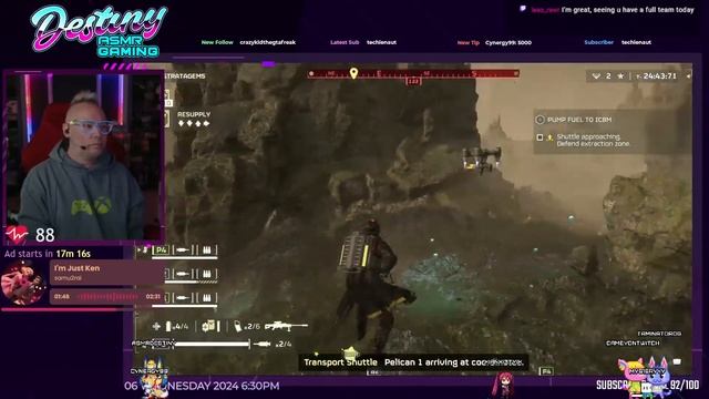 ASMR Destiny Gaming Ep.909 | More Helldivers II! смотреть онлайн