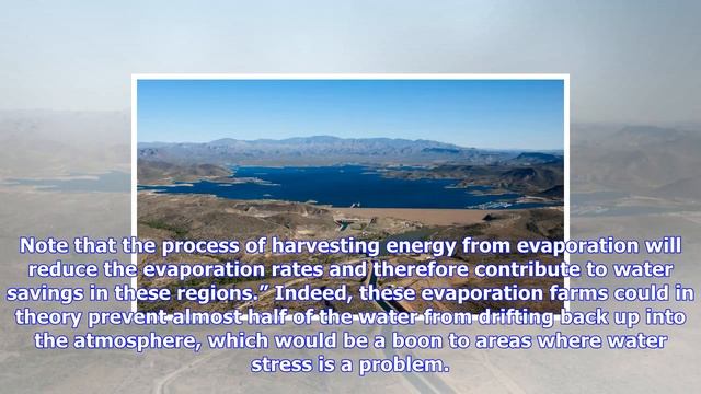 Breaking News | Could Evaporating Water Be The Next Big Thing In Renewable Energy?