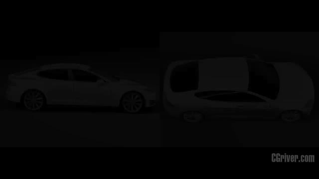 3D Model: Tesla Model S 2015 - CGriver.com смотреть онлайн