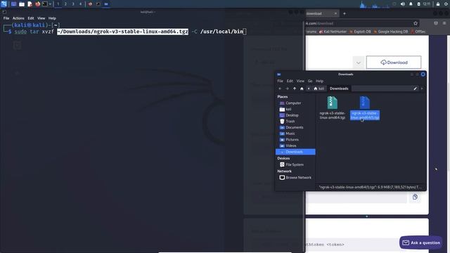How to install NGROK in KaliLinux | 2022.2 смотреть онлайн
